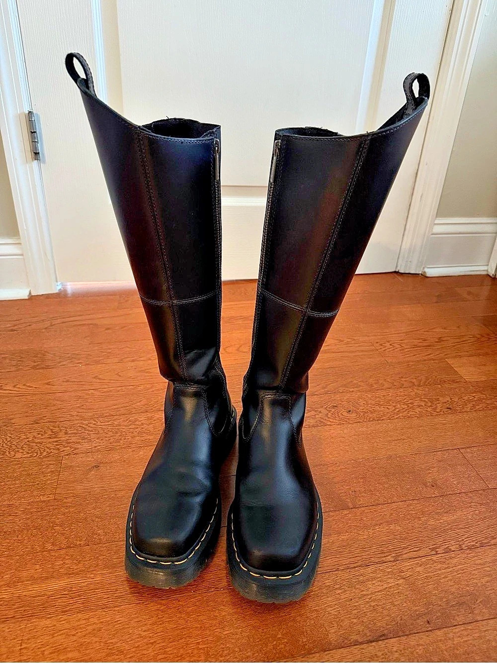 Dr. Martens Amaayah Hi Tall Black Boots US 8